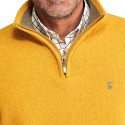 Pull zippé lambswool