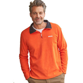 Polaire zippée Regatta®, Tour de poitrine : 2XL (120/124), Couleur : Orange, par l’Homme Moderne.