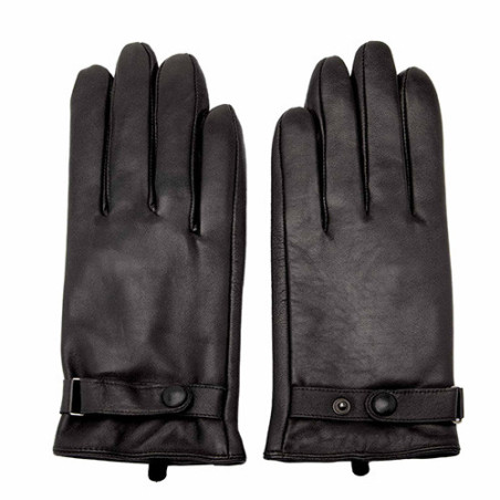 Gants cuir doublés polaire