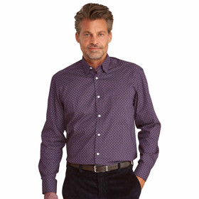 Chemise cassis, Encolure : 43/44, Couleur : Violet, par l’Homme Moderne.