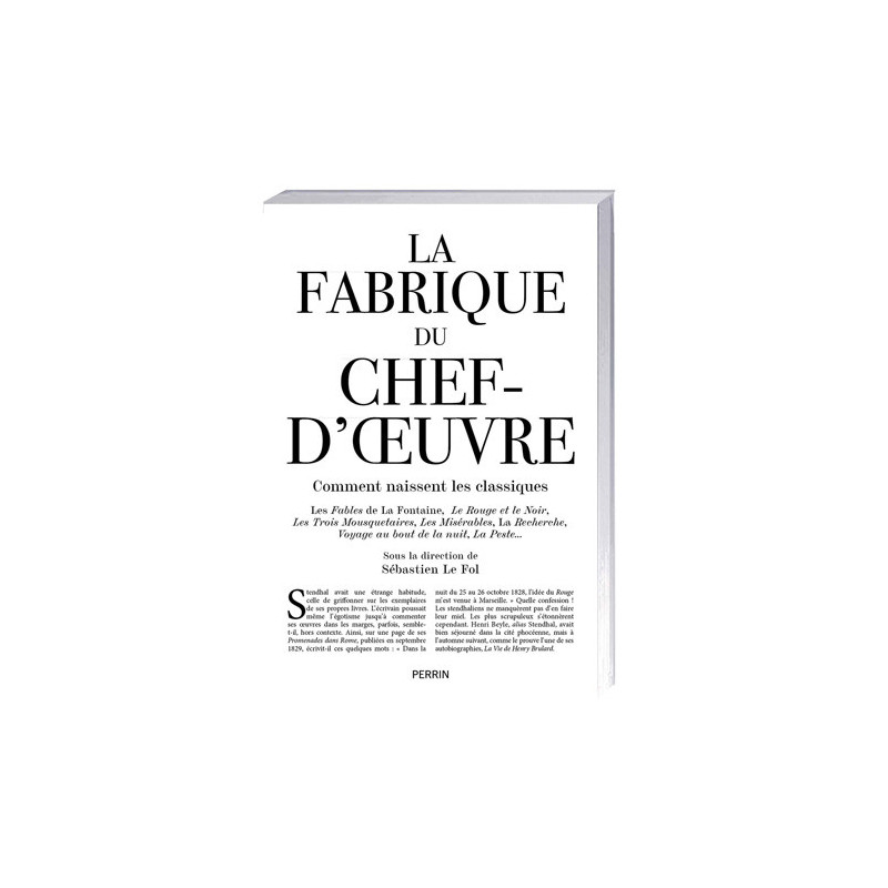 La Fabrique du chef-d’oeuvre