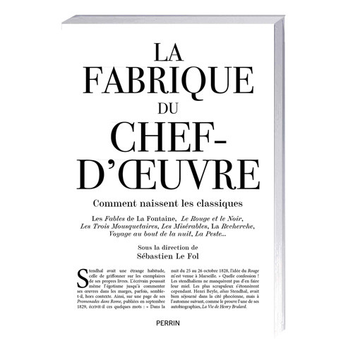 La Fabrique du chef-d’oeuvre