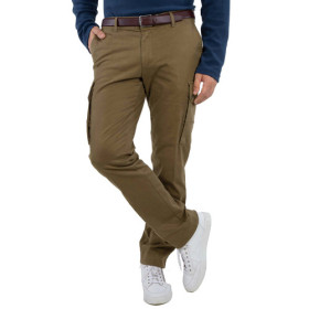 Pantalon cargo multipoche, Taille : 42, Couleur : Kaki, par l’Homme Moderne.