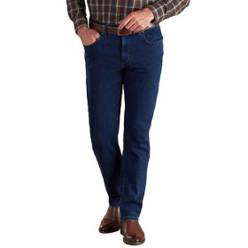 Jean thermo confort, Taille : 54, Couleur : Bleu, par l’Homme Moderne.