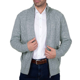 Gilet double face thermique, Tour de poitrine : M (96/100), Couleur : Gris, par l’Homme Moderne.