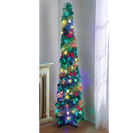 Sapin pop-up lumineux