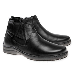 Boots Diabet-Care, Pointure : 39, Couleur : Noir, par l’Homme Moderne.