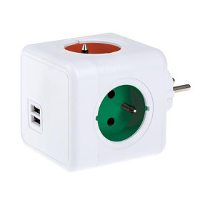 Cube multiprise & USB color, par l’Homme Moderne.