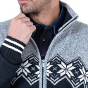 Blouson jacquard polar fleece