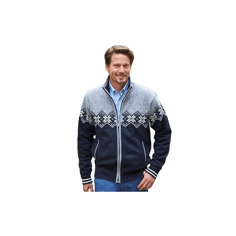 Blouson jacquard polar fleece