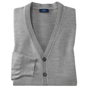 Gilet laine mélangée, Tour de poitrine : M (96/100), Couleur : Gris, par l’Homme Moderne.