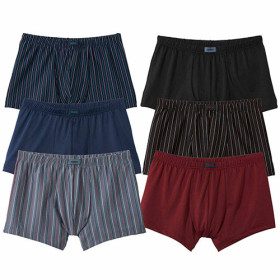 Boxers micro extensibles - les 6, Taille : L (46/48), Couleur : Multicolore, par l’Homme Moderne.