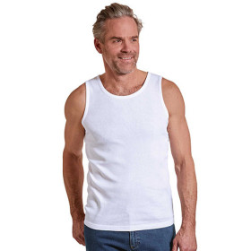 Débardeur super extensible, Tour de poitrine : XL (112/116), Couleur : Blanc, par l’Homme Moderne.