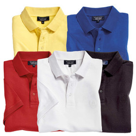 Polos jersey de coton - les 5, Tour de poitrine : 2XL (120/124), Couleur : Multicolore, par l’Homme Moderne.