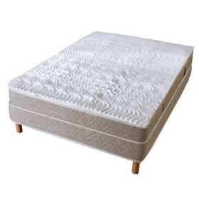 Surmatelas confort 10 zones 1 place (90 x 190 cm), par l’Homme Moderne.