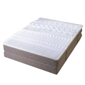 Surmatelas confort 10 zones 2 places (140 x 190 cm), par l’Homme Moderne.