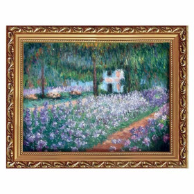 Le tableau Jardin de l’artiste à Giverny de Monet, par l’Homme Moderne.