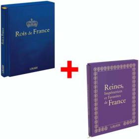 Coffrets prestiges : Rois de France + Reines, Impératrices et Favorites de France, par l’Homme Moderne.