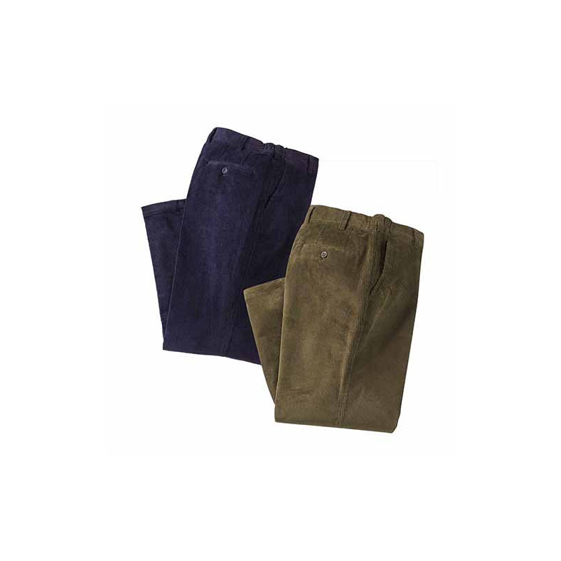 Pantalon velours - les 2