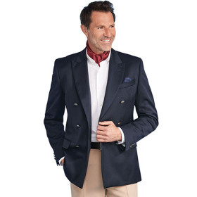 Blazer croisé navy, Taille : 50, Couleur : Marine, par l’Homme Moderne.