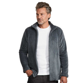 Veste polaire grizly, Tour de poitrine : L (104/108), Couleur : Gris, par l’Homme Moderne.