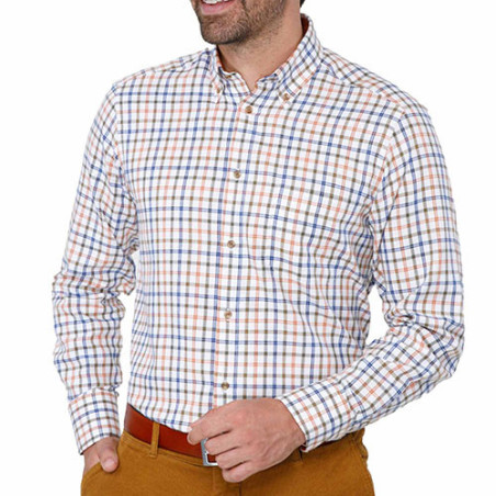 Chemise carreaux flanelle