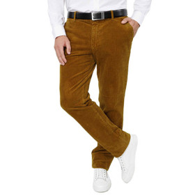 Pantalon velours camel, Taille : 42, Couleur : Camel, par l’Homme Moderne.