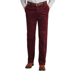 Velours extensible trendy, Taille : 46, Couleur : Bordeaux, par l’Homme Moderne.