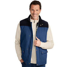 Bodywarmer mountain, Tour de poitrine : M (96/100), Couleur : Marine, par l’Homme Moderne.