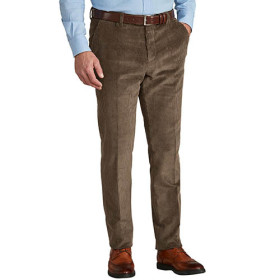 Pantalon velours côtelé killarney, Taille : 54, Couleur : Vison, par l’Homme Moderne.