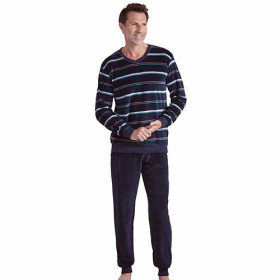 Pyjama Clim-Activ, Tour de poitrine : M (96/100), Couleur : Marine, par l’Homme Moderne.