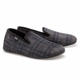 Chaussons Dim, Pointure : 40, Couleur : Gris, par l’Homme Moderne.