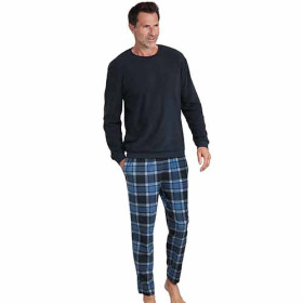 Pyjama micropolaire, Tour de poitrine : XL (112/116), Couleur : Bleu, par l’Homme Moderne.