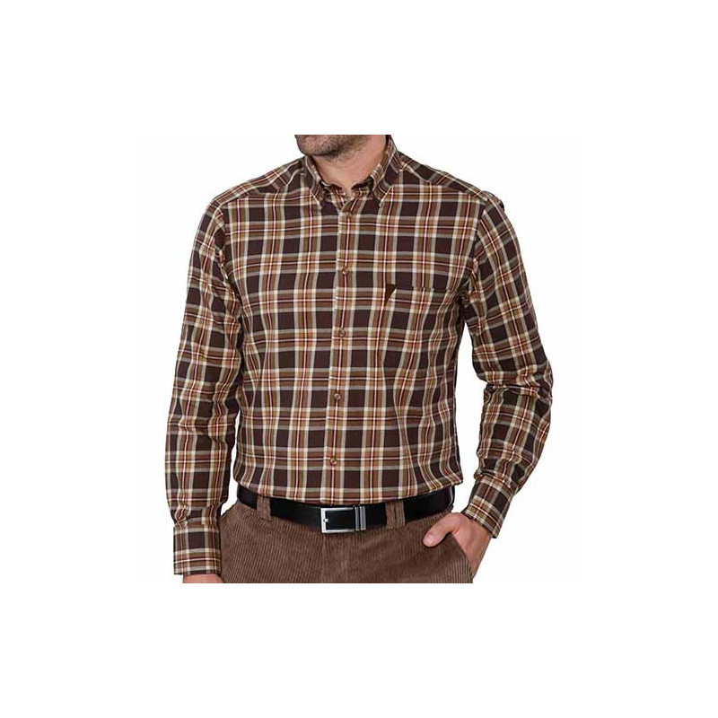 Chemise flanelle carreaux