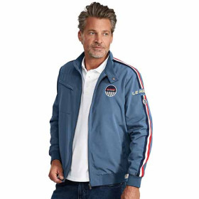 Blouson Le Mans Steve McQueen, Tour de poitrine : M (96/100), Couleur : Bleu, par l’Homme Moderne.