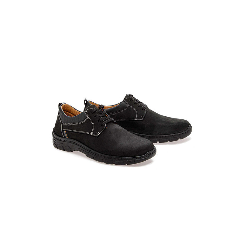 Derbys cuir sport-chic