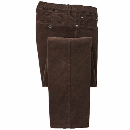 Pantalon velours élastiqué