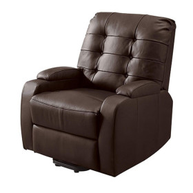 Fauteuil-releveur massant/chauffant cuir, par l’Homme Moderne.