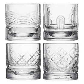 Coffret 4 verres à whisky La Rochère, par l’Homme Moderne.