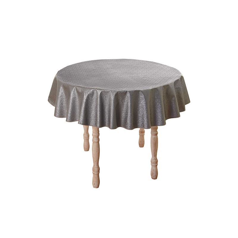 Nappe antitache ronde Clair de lune (Ø 140 cm)