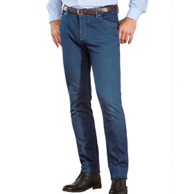 Jean 5 poches extensible, Taille : 42, Couleur : Bleu, par l’Homme Moderne.