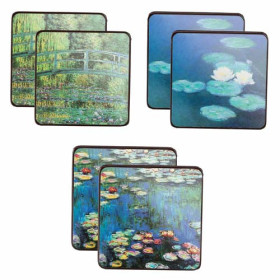 L'offre du mois : Les six sous-verre Claude Monet, par l’Homme Moderne.