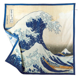 Le carré de soie Hokusai, par l’Homme Moderne.