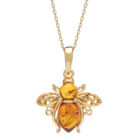 Le pendentif abeille en ambre, par l’Homme Moderne.