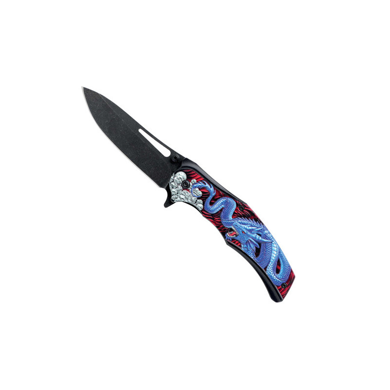 Le couteau dragon bleu