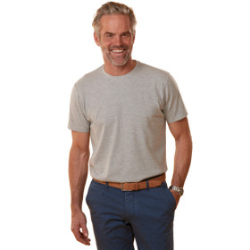 Tee-shirt tendance, Tour de poitrine : 3XL (128/132), Couleur : Gris, par l’Homme Moderne.