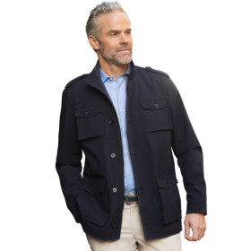 Veste Travel multipoche, Tour de poitrine : 2XL (120/124), Couleur : Marine, par l’Homme Moderne.