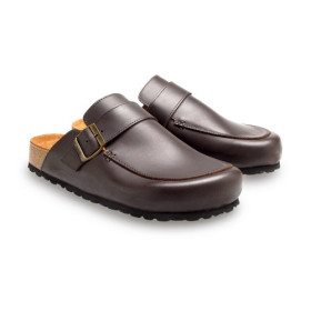 Mules BioStep Magnetic-comfort, Pointure : 40, Couleur : Marron, par l’Homme Moderne.