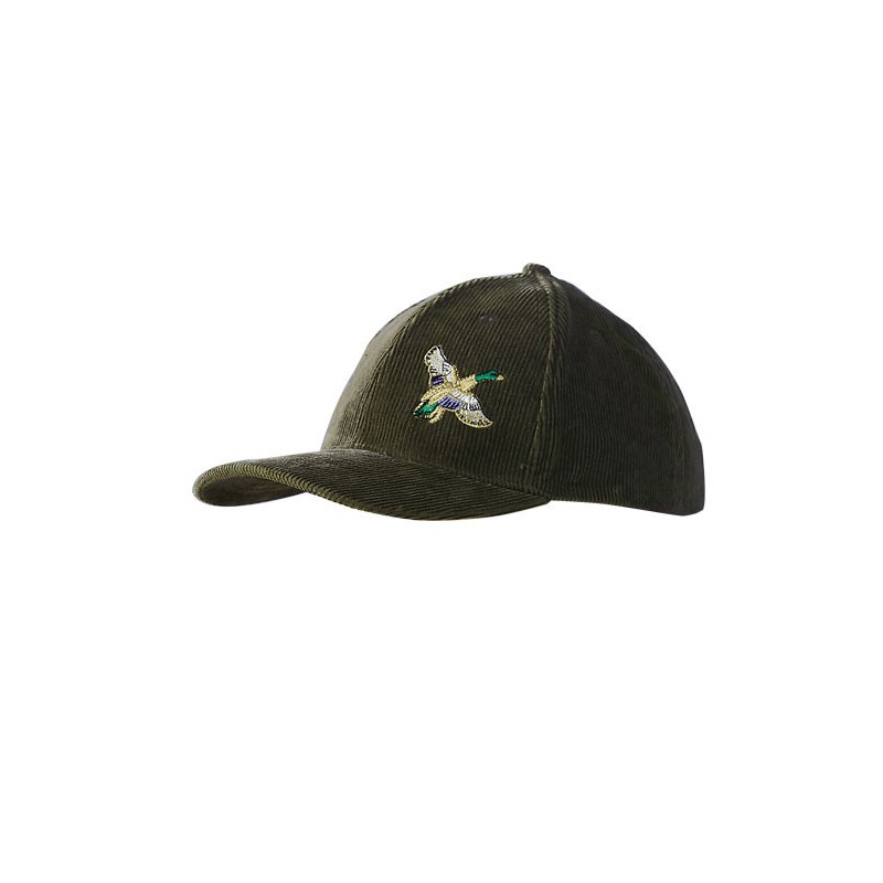 Casquette velours Colvert