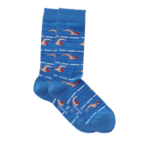 Chaussettes Athletic-team, Pointure : 39/42, Couleur : Bleu, par l’Homme Moderne.